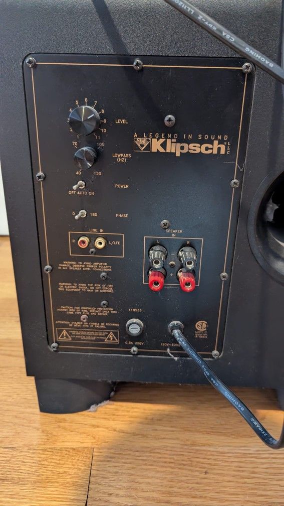 Klipsch Surround Sound Speaker System
