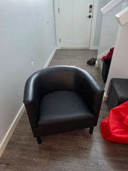 Faux Leather Chair