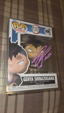 Funko Pop Demon Slayer Genya (English VA Signed)