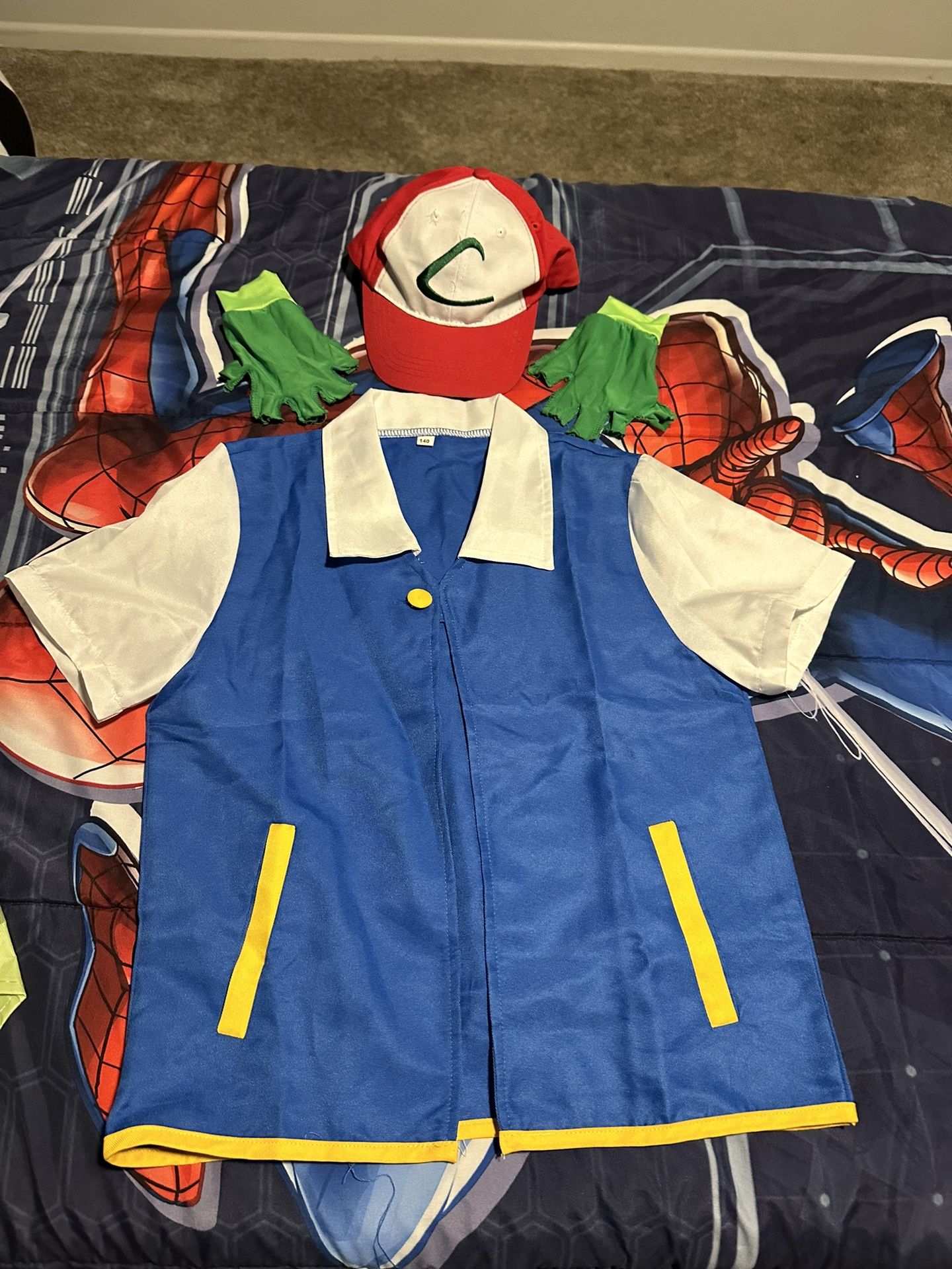 Kids Pokémon Trainer Ash Costume
