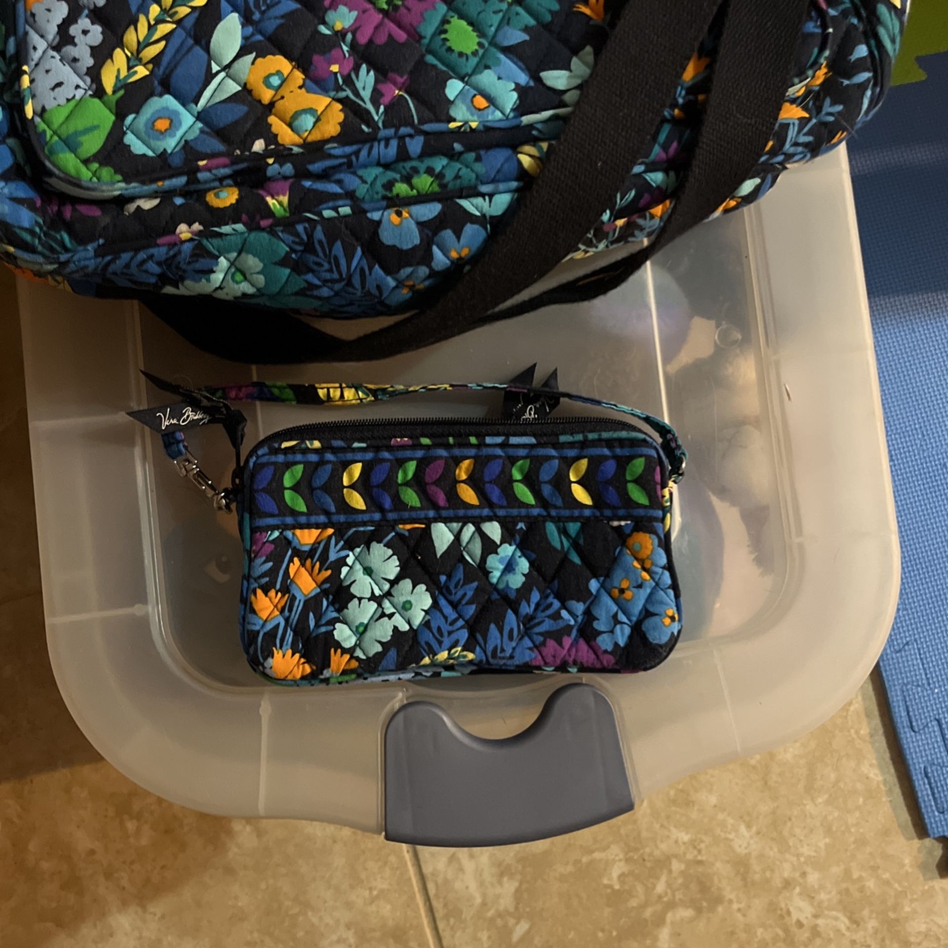 Vera Bradley Messenger Bag and Wallet