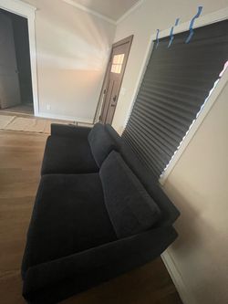 Blue sofa
