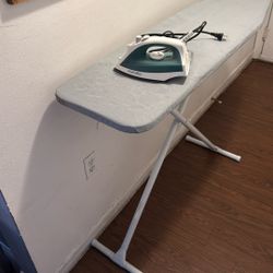 Iron  & Ironing Table For Sale 