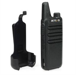 Retevis RT22 Walkie Talkie Two-Way Radio Channel UHF, Black