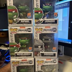 Ninja Turtle Funko Pop Collection 