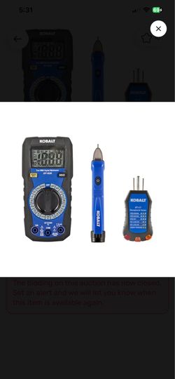 New 3pc electric test  kit $30
