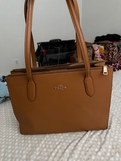 Coach Tan Leather Tote Bag