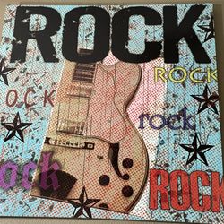 Rock Guitar Canvas Art