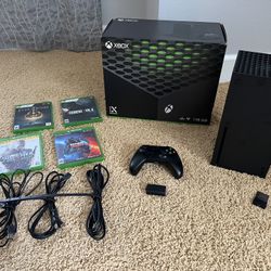 Xbox Series X 1TB + Accessories + Games