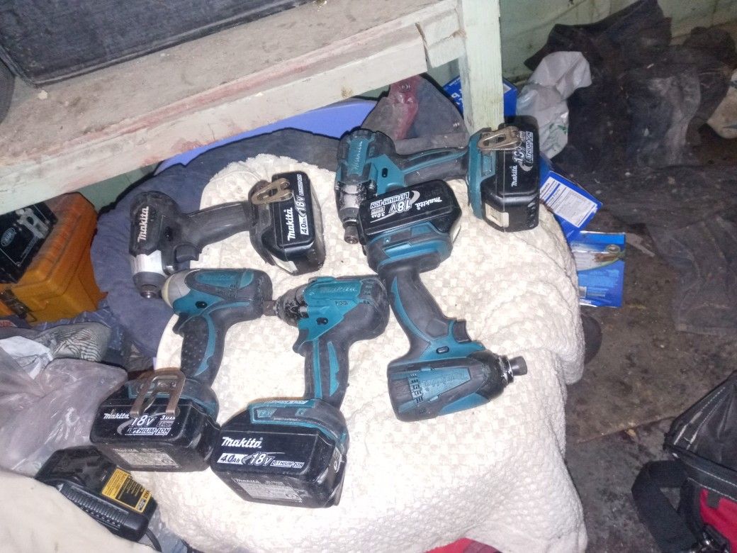 Makita s Driles $80. Cadau 1