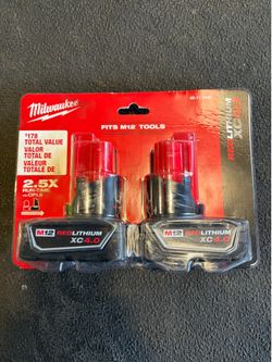 Milwaukee batteries