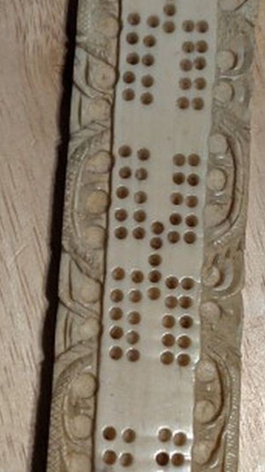 Antique Carved Chinese Dragon Cribbage Board 2 Cribbage Boards As Seen