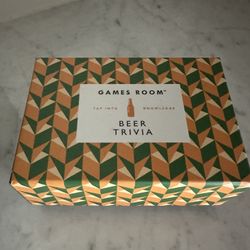 Game Room Beer Trivia- New In Box