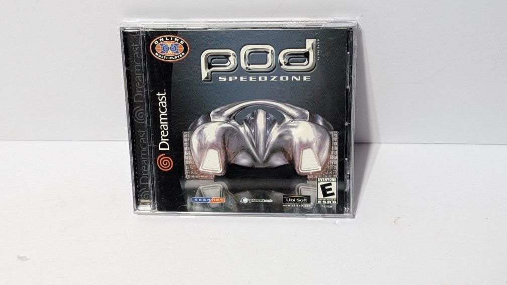 POD Speedzone for Sega Dreamcast with Case & Manual – Ubi Soft Racing Game