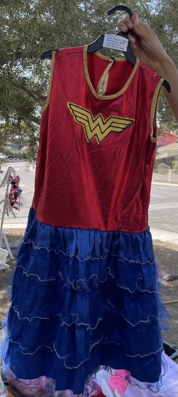 Girls Wonder Woman Dress- Medium