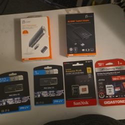 SD or USB Memory And 4k HDMI Capture Adapter (for high quality 4k game recording & streaming) and  USB-C Multi Adapter