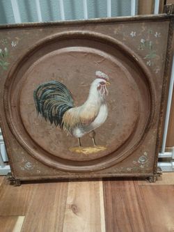 Rooster wall hanging