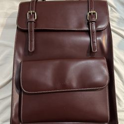 Vintage Leather Backpack 