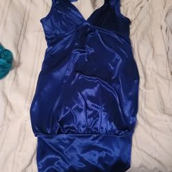 Cute Royal Blue Dress. Size: Large