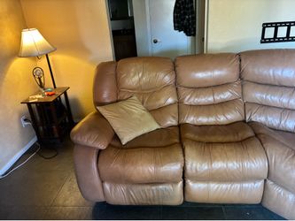 8’  Reclining Sectional  $150  OBO MUST  SELL