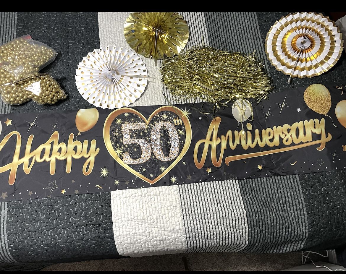 50th Anniversary Decorations
