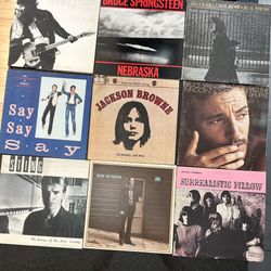 9 Classic Rock Vinyl Lps 