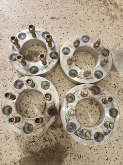 4x Wheel Adapters 5x5.5 to 5x4.5 1/2" Studs Aluminum Spacers
