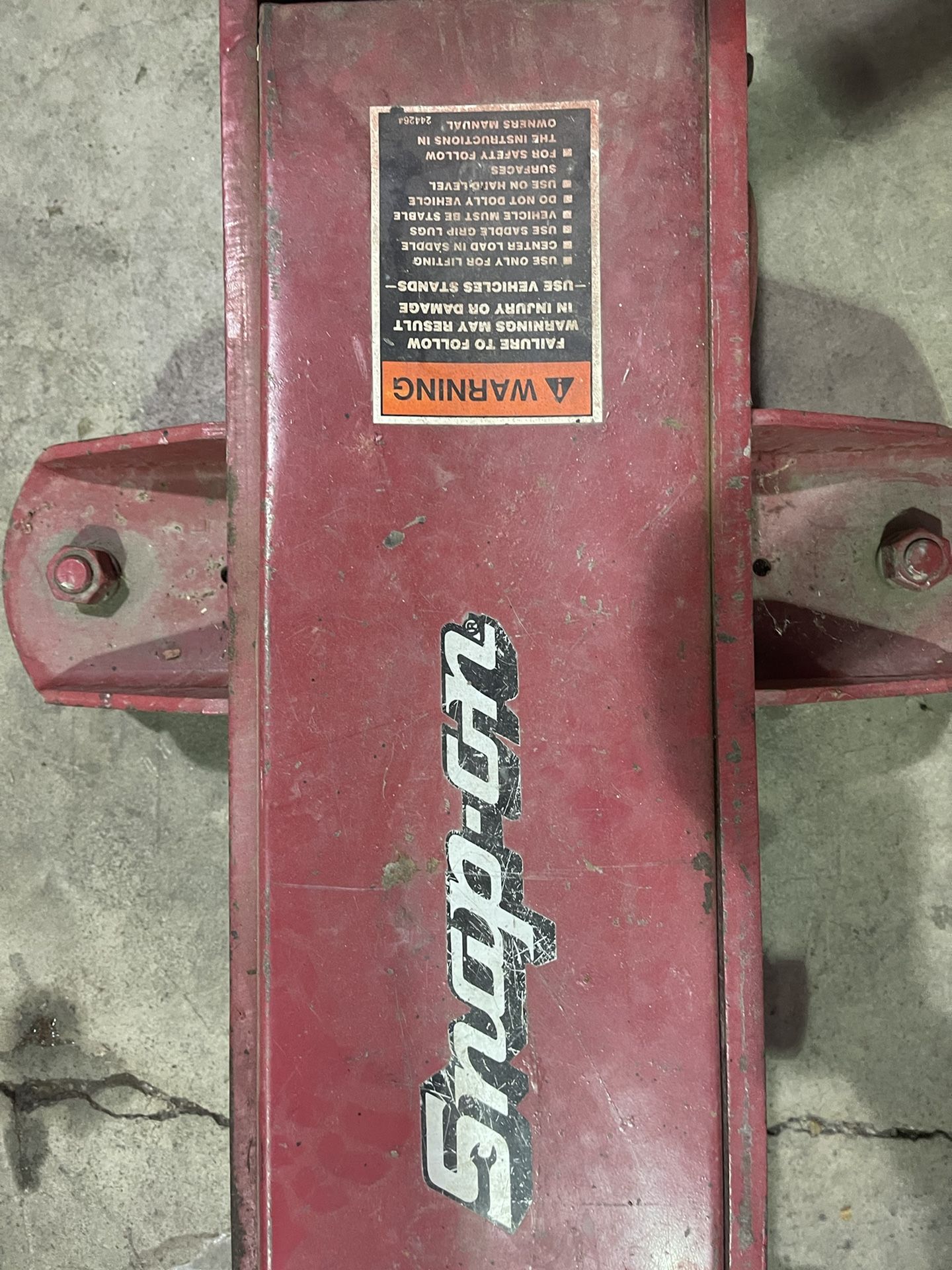 Snap On 10 Ton Floor Jack