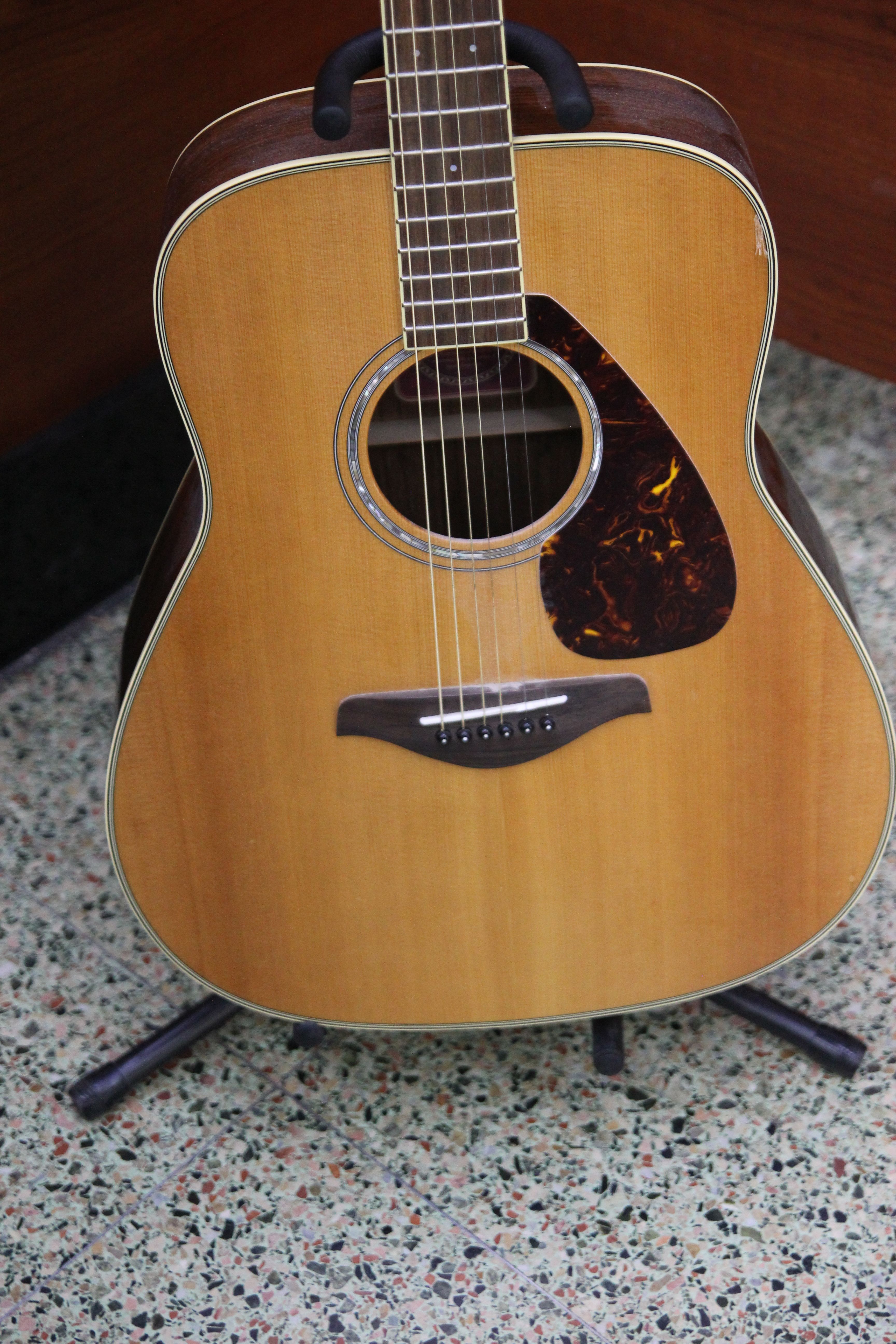 Yamaha FG730s Natural Finish Acoustic Guitar