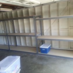 Boltless Shelving 6 Ft W x 2 Ft D Industrial Racks New! Stronger Than Homedepot Lowes And Costco Delivery Available