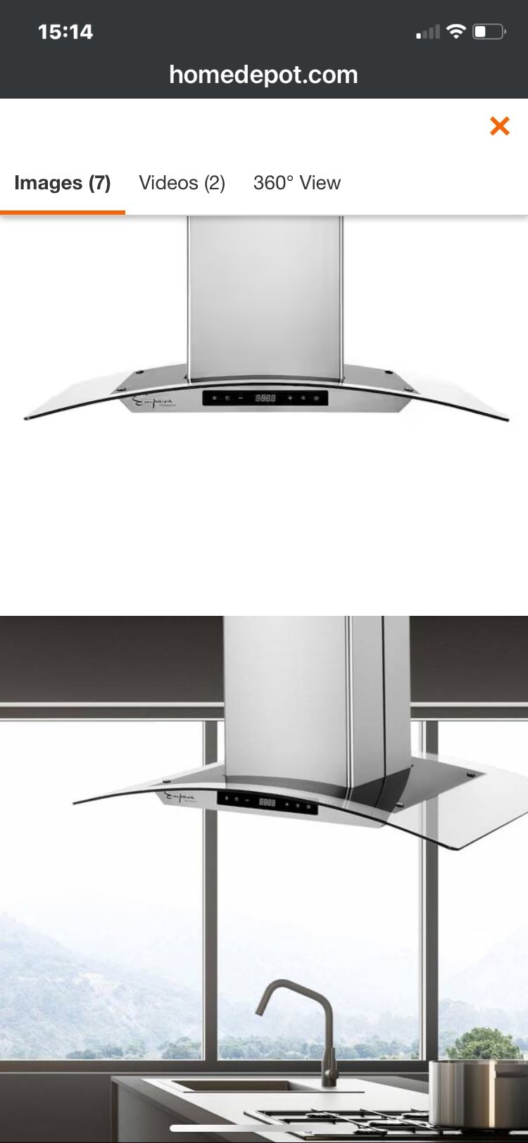 Nakajima range hood