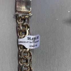 10k ID Chino Link Bracelet 