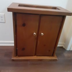 Wood Fish Aquarium Stand