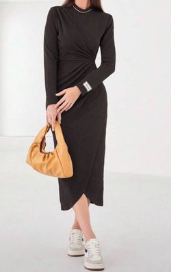 Maxi Wrap Fitted Dress
