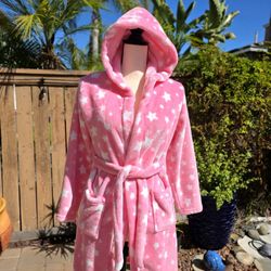 Youth Hooded Pink Robe