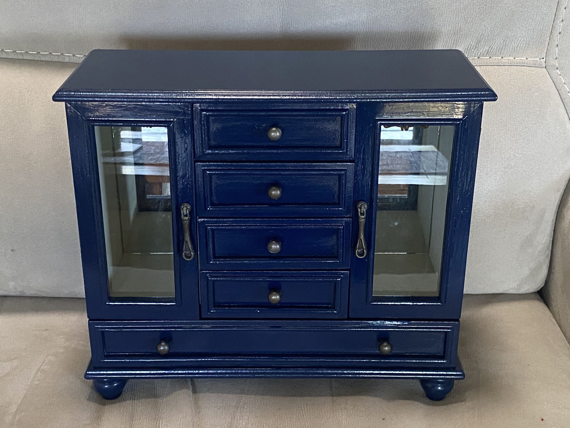 Blue jewelry Box