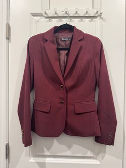 Burgundy blazer (new)