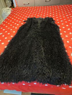 Faux Fur Long Vest