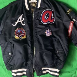 New Era Reversible ATL Braves Bomber Jacket