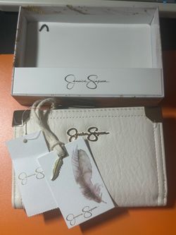 Jessica Simpson Antique White Small Fran Boxed Wallet