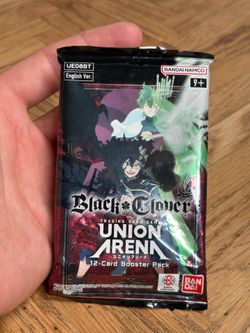 Bandai Union Arena Black Clover 12-Card Booster Pack