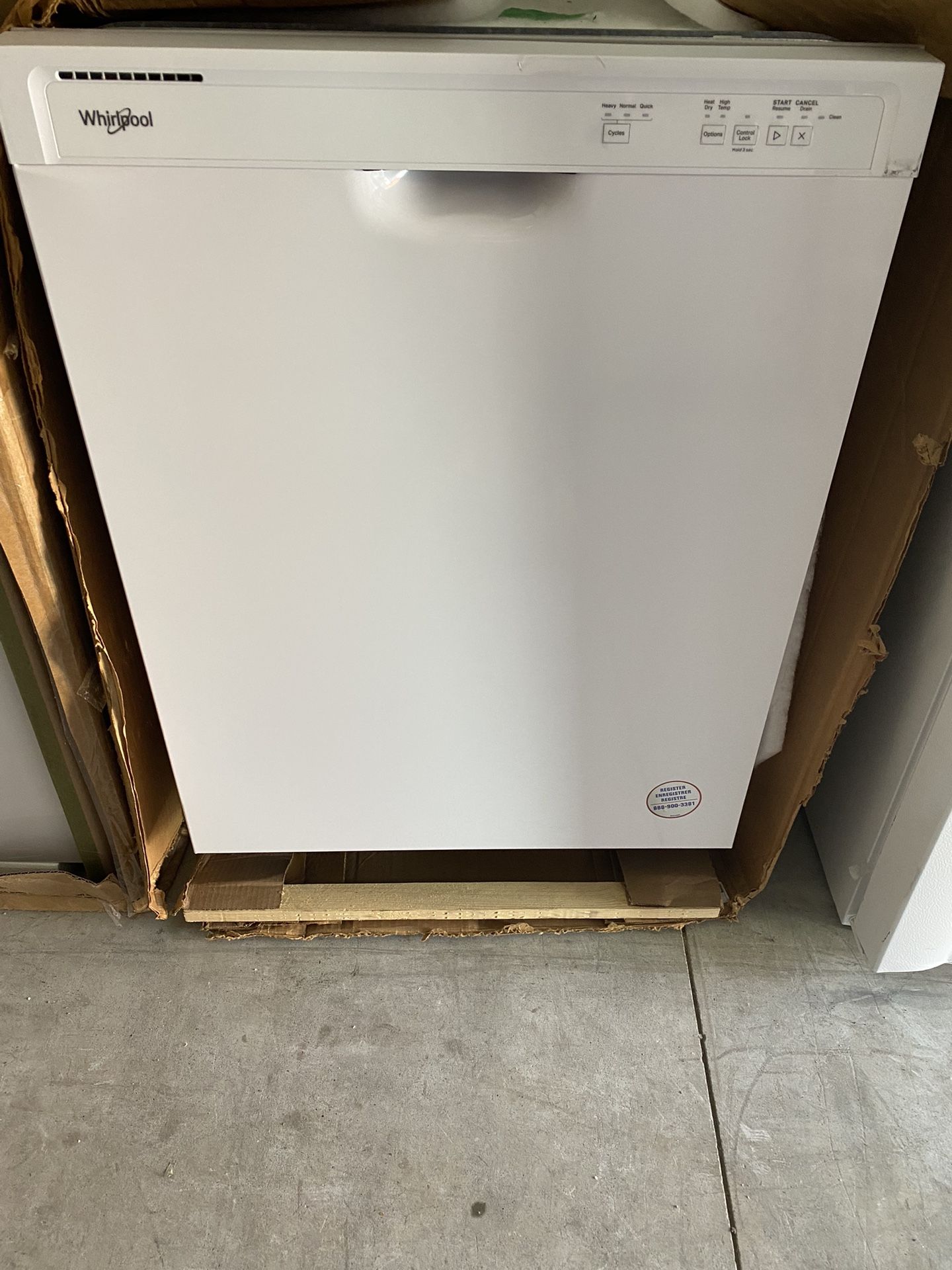 New Whirlpool Dishwasher