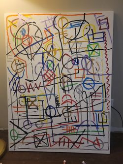 My original abstract acrylic painting on canvas