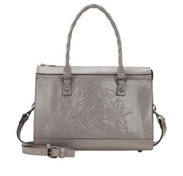 NWT grey Patricia Nash satchel bag