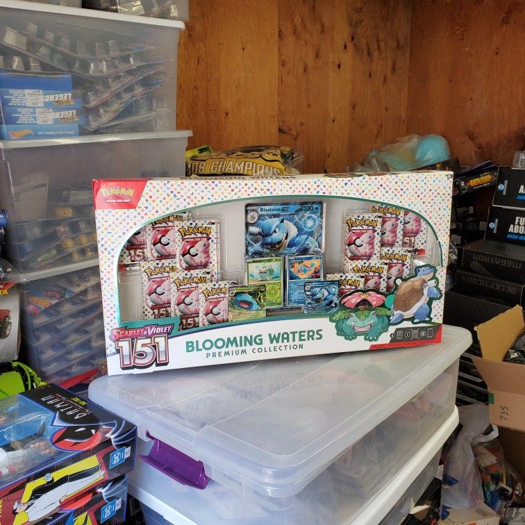Pokemon Blooming Waters 151 Premium Collection Box NEW.