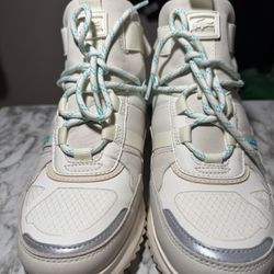 Women's Run Breaker Textile and Leather Sneakers size 37.5