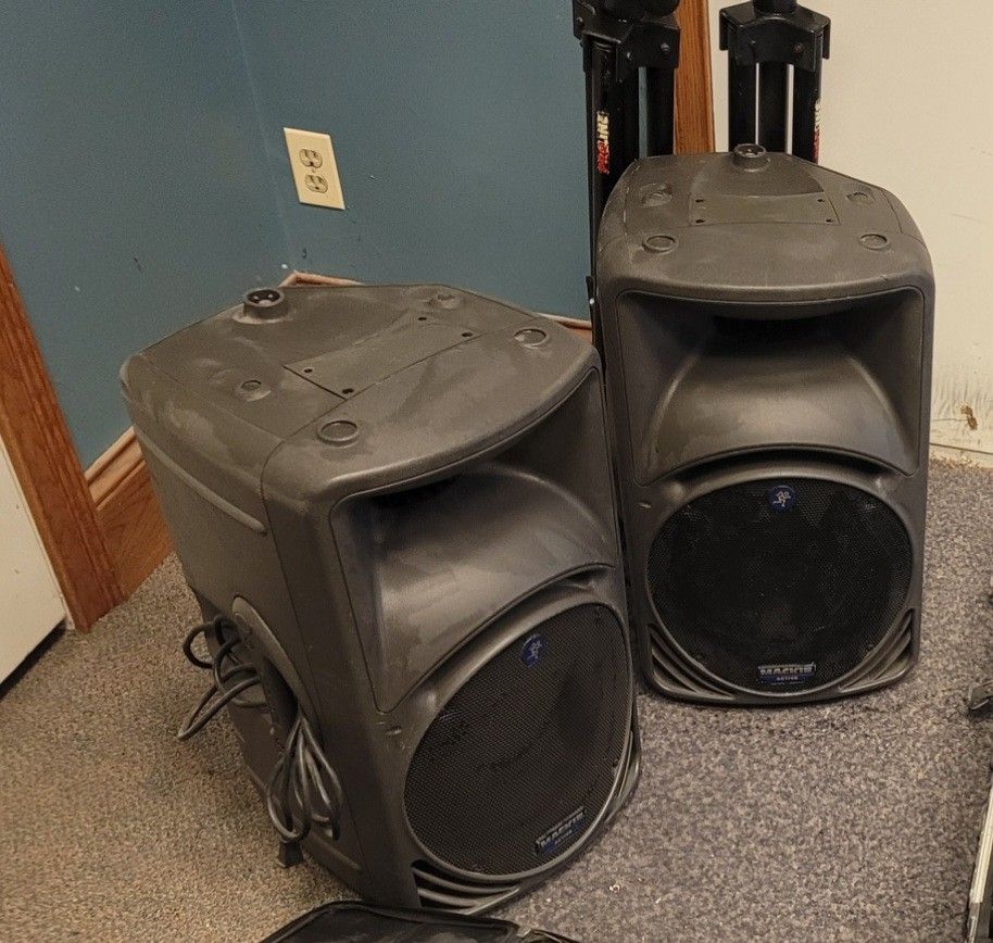Mackie Active DJ Speakers - $400ea