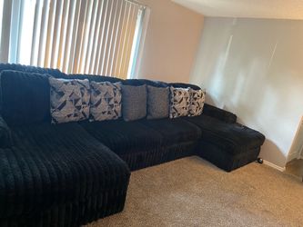 Black sectional