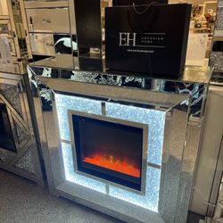 Mirror Crystal LED FIREPLACE 🔥BUY NOW PAY LATER 