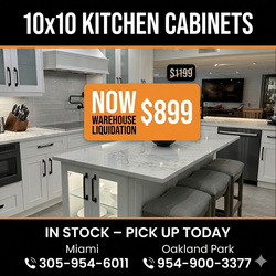 10x10 Kitchen Cabinets – Only $899